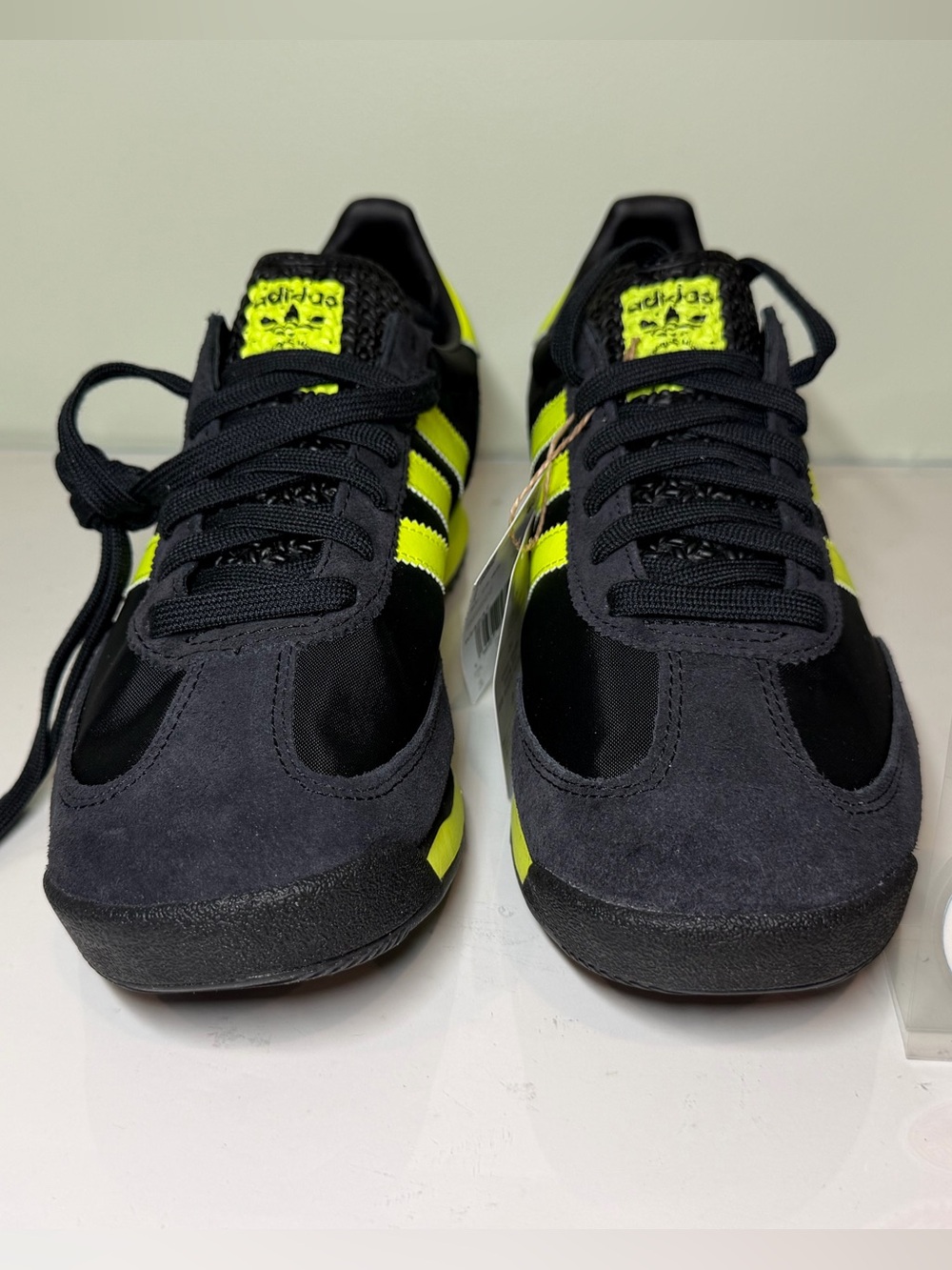 adidas Originals - Size 8 Men’s SL 72 RS IG4647 Black Solar Yellow Sneakers New - Picture 4 of 10